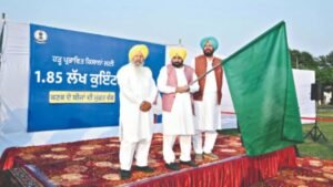 CM Bhagwant Mann ने दिखाई किसानों के लिए नई उम्मीद — Flood-Affected Districts में भेजे गेहूं के बीज, ₹74 Crore की राहत